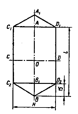 Шаблон шестиугольной формы